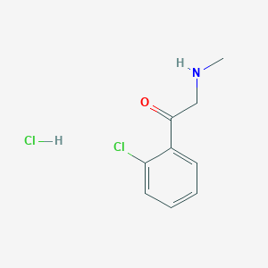 1-(2-Chlorophenyl)-2-(methylamino)ethan-1-one hydrochloride