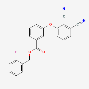 2-Fluorobenzyl 3-(2,3-dicyanophenoxy)benzoate