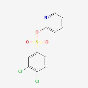 molecular formula C11H7Cl2NO3S B1182063 2-Pyridinyl 3,4-dichlorobenzenesulfonate 