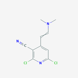 2,6-Dichloro-4-[2-(dimethylamino)ethenyl]pyridine-3-carbonitrile