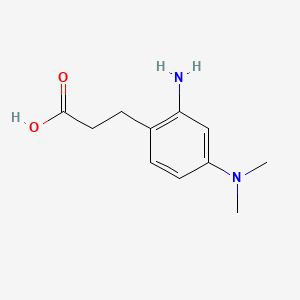 Benzenepropanoic acid, b-amino-4-(dimethylamino)-