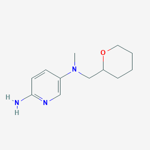 N5-Methyl-N5-((tetrahydro-2H-pyran-2-yl)methyl)pyridine-2,5-diamine