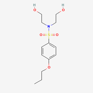 N,N-bis(2-hydroxyethyl)-4-propoxybenzenesulfonamide