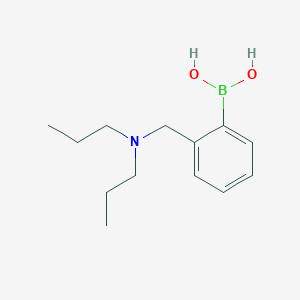 molecular formula C13H22BNO2 B11820858 (2-((Dipropylamino)methyl)phenyl)boronic acid 