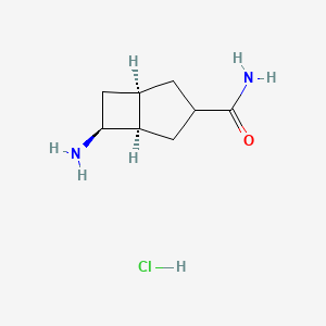 rac-(1R,5R,6S)-6-aminobicyclo[3.2.0]heptane-3-carboxamide hydrochloride