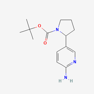 tert-Butyl 2-(6-aminopyridin-3-yl)pyrrolidine-1-carboxylate