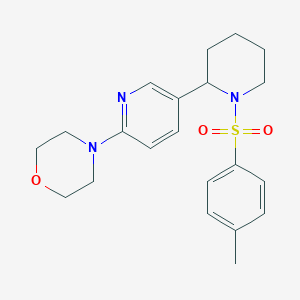 4-(5-(1-Tosylpiperidin-2-yl)pyridin-2-yl)morpholine