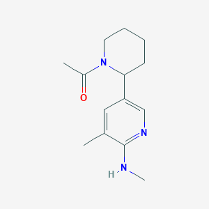 1-(2-(5-Methyl-6-(methylamino)pyridin-3-yl)piperidin-1-yl)ethanone