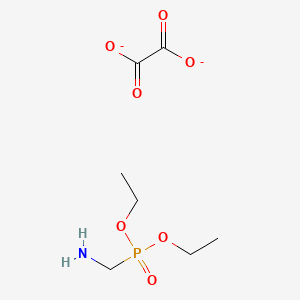 Diethoxyphosphorylmethanamine;oxalate