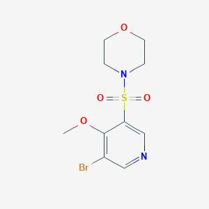 4-((5-Bromo-4-methoxypyridin-3-yl)sulfonyl)morpholine