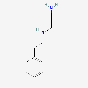 (2-Amino-2-methylpropyl)(2-phenylethyl)amine