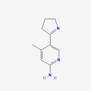 5-(3,4-Dihydro-2H-pyrrol-5-yl)-4-methylpyridin-2-amine