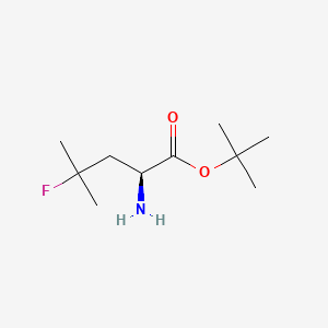 (S)-Tert-butyl 2-amino-4-fluoro-4-methylpentanoate