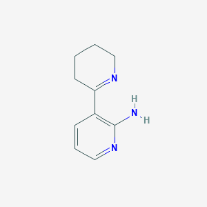 molecular formula C10H13N3 B11821118 3,4,5,6-Tetrahydro-[2,3'-bipyridin]-2'-amine 