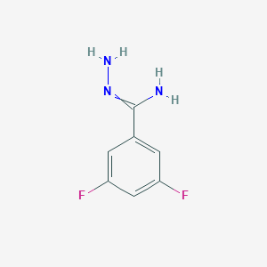 N'-amino-3,5-difluorobenzenecarboximidamide