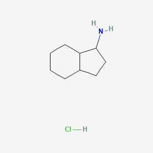 molecular formula C9H18ClN B11821163 Octahydro-1H-inden-1-amine hydrochloride 