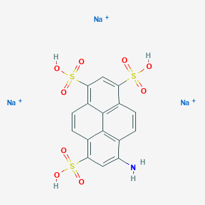 molecular formula C16H11NNa3O9S3+3 B11821243 Trisodium;8-aminopyrene-1,3,6-trisulfonic acid 