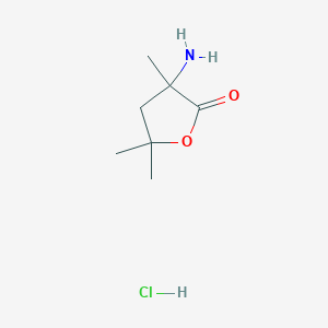 3-Amino-3,5,5-trimethyloxolan-2-one hydrochloride