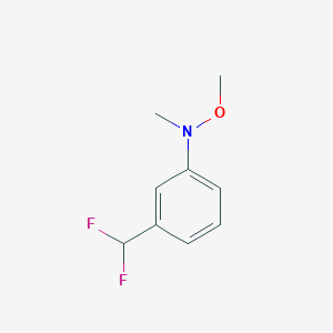 3-(difluoromethyl)-N-methoxy-N-methylaniline