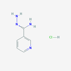 N'-aminopyridine-3-carboximidamide;hydrochloride