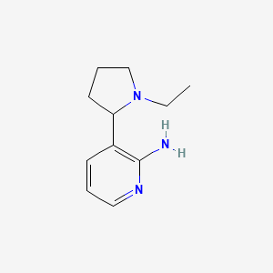 3-(1-Ethylpyrrolidin-2-yl)pyridin-2-amine