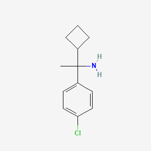 Cyclobutanemethanamine, 1-(4-chlorophenyl)-a-methyl-