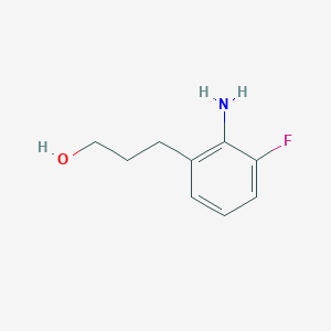 3-(2-Amino-3-fluorophenyl)propan-1-ol