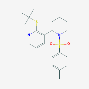 2-(tert-Butylthio)-3-(1-tosylpiperidin-2-yl)pyridine