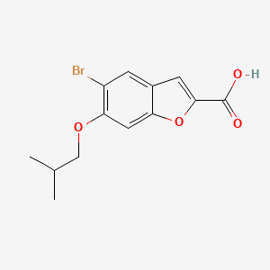 5-Bromo-6-isobutoxybenzofuran-2-carboxylic acid