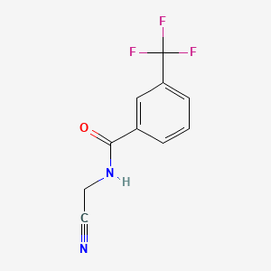 molecular formula C10H7F3N2O B1182151 N-(cyanomethyl)-3-(trifluoromethyl)benzamide 