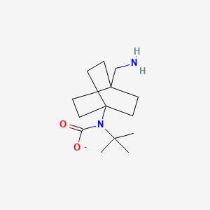 N-[4-(aminomethyl)-1-bicyclo[2.2.2]octanyl]-N-tert-butylcarbamate