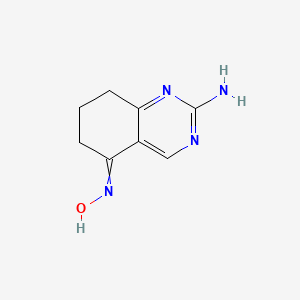 N-(2-amino-7,8-dihydro-6H-quinazolin-5-ylidene)hydroxylamine