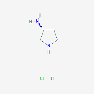 (3R)-pyrrolidin-3-amine;hydrochloride