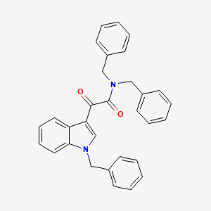 molecular formula C31H26N2O2 B1182165 N,N-dibenzyl-2-(1-benzyl-1H-indol-3-yl)-2-oxoacetamide 