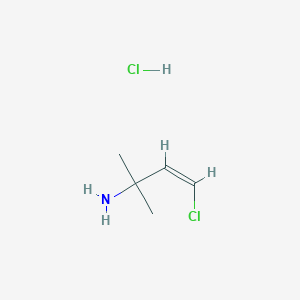 (Z)-4-Chloro-2-methylbut-3-en-2-amine hydrochloride