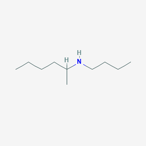 molecular formula C10H23N B11821708 Butyl(hexan-2-YL)amine CAS No. 90023-94-2