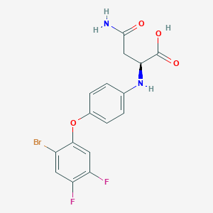 N-[4-(2-bromo-4,5-difluorophenoxy) phenyl]-l-asparagine