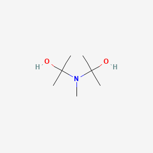 molecular formula C7H17NO2 B11821818 2-[2-Hydroxypropan-2-yl(methyl)amino]propan-2-ol 