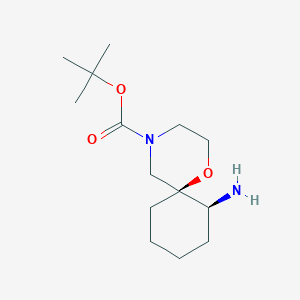 tert-Butyl (6S,7S)-7-amino-1-oxa-4-azaspiro[5.5]undecane-4-carboxylate