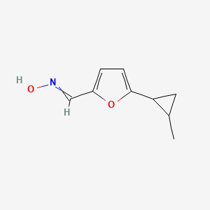 N-[[5-(2-methylcyclopropyl)furan-2-yl]methylidene]hydroxylamine