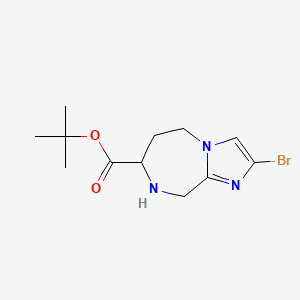 tert-butyl 2-bromo-6,7,8,9-tetrahydro-5H-imidazo[1,2-a][1,4]diazepine-7-carboxylate