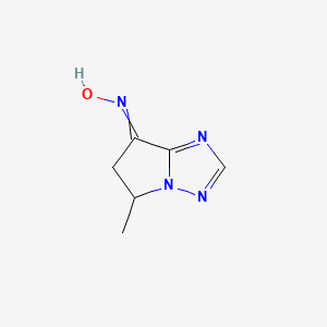 N-{5-methyl-5H,6H,7H-pyrrolo[1,2-b][1,2,4]triazol-7-ylidene}hydroxylamine