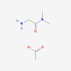 2-amino-N,N-dimethylacetamide;acetate