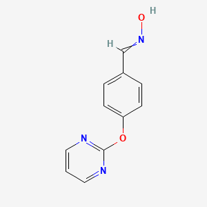 N-[(4-pyrimidin-2-yloxyphenyl)methylidene]hydroxylamine