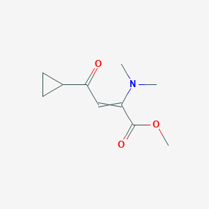 Methyl 4-cyclopropyl-2-(dimethylamino)-4-oxobut-2-enoate