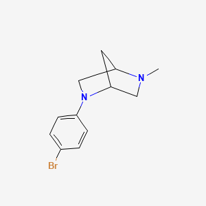 2,5-Diazabicyclo[2.2.1]heptane, 2-(4-bromophenyl)-5-methyl-