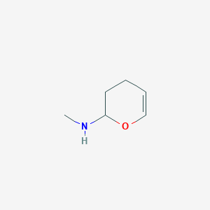 molecular formula C6H11NO B11822191 N-methyl-3,4-dihydro-2H-pyran-2-amine 