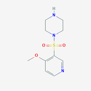 1-((4-Methoxypyridin-3-yl)sulfonyl)piperazine