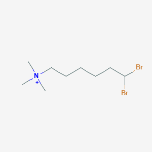 molecular formula C9H20Br2N+ B11822213 6,6-Dibromohexyl(trimethyl)azanium 