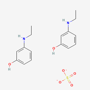 3-(Ethylamino)phenol;sulfate